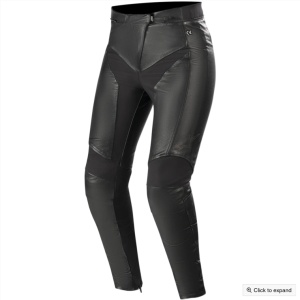 Pantaloni de piele dama Alpinestars Stella Vika V2 Negru