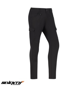 Pantaloni moto barbati Urban Seventy SD-PC24 Teide Cargo Negru