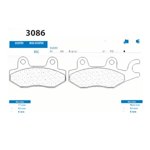Placute de frana Carbone Lorraine 3086 MSC