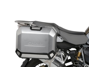 Set complet de cutii de aluminiu SHAD TERRA, 37L cutie centrala si 36L / 47L cutii laterale, incluzand set de montaj si placa SHAD R 1200 GS Adventure/ R 1250 GS Adventure - Img 2