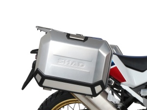 Set complet de cutii laterale de aluminiu, SHAD TERRA, 36L / 47L, incluzand kit de montaj SHAD HONDA CRF 1100 Africa Twin - Img 2
