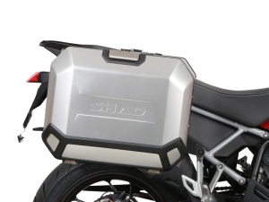 Set complet de cutii laterale de aluminiu, SHAD TERRA, 36L / 47L, incluzand kit de montaj SHAD TRIUMPH Tiger 900 - Img 2