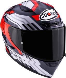 SUOMY TRACK-1 FRAMEWORK WHITE RED ECE 22.06 - Img 3