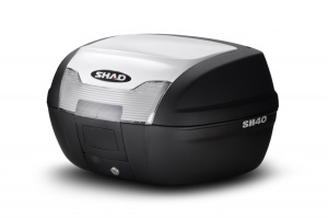 Top case cu capac colorat SHAD SH40 Alb