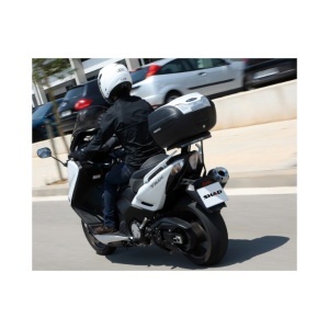 Top case cu capac colorat SHAD SH40 Alb - Img 4