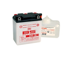 Baterie conventionala BS-BATTERY 6N6-3B-1 include electrolit