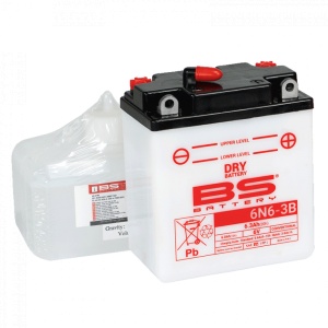 Baterie conventionala BS-BATTERY 6N6-3B include electrolit