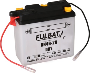 Baterie conventionala FULBAT 6N4B-2A include electrolit