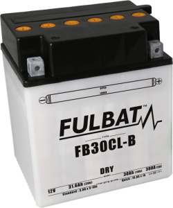 Baterie conventionala FULBAT FB30CL-B (YB30CL-B) include electrolit - Img 1