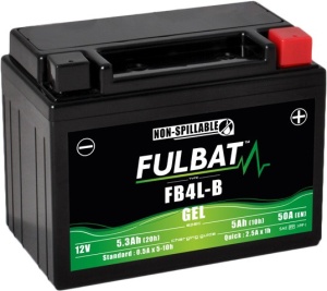 Baterie cu gel FULBAT FB4L-B GEL (High Capacity) (YB4L-B GEL)