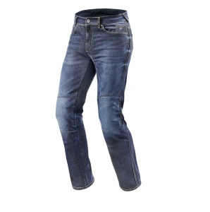 Blugi (jeans) moto femei Seventy model SD-PJ4 tip Regular fit culoare: albastru (cu insertii Aramid Kevlar) - Img 2