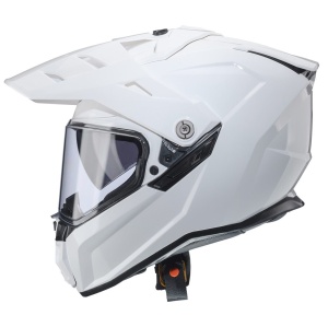 Casca adventure/off road Caberg model Tanami SV A1 alb lucios Pinlock ready - lentila Pinlock inclusa - Img 4
