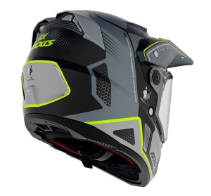 Casca adventure/touring/off road Axxis model Wolf DS Roadrunner B2 gri lucios – tip viziera: MT-V-20 - Img 3