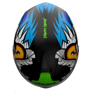Casca integrala Axxis model Draken S Parrot A1 negru mat - tip viziera: MT-V-18C - Img 4