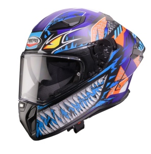 Casca integrala Caberg model Drift Evo II SV Nobo R5 negru/rosu/albastru/mov mat Pinlock ready - lentila Pinlock inclusa - Img 4