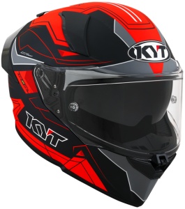 Casca integrala KYT R2R LED MATT RED ECE 22.06 - Img 3