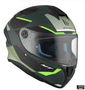 Casca integrala MT Targo S Kay C6 verde mat - omologare noua ECE 22.06 - tip viziera: MT-V-14B - Img 2