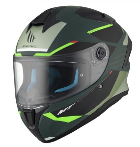 Casca integrala MT Targo S Kay C6 verde mat - omologare noua ECE 22.06 - tip viziera: MT-V-14B - Img 4