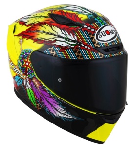 Casca integrala SUOMY TRACK-1 NINETY SEVEN CHIEFTAIN MULTI YELLOW ECE 22.06 - Img 3