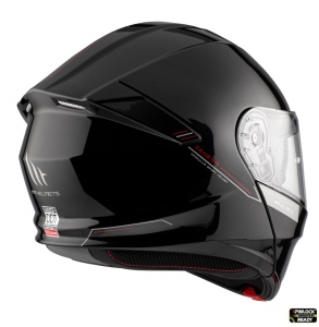 Casca modulabila MT Genesis SV A1 negru lucios Pinlock ready - omologare noua ECE 22.06 - tip viziera: MT-V-25 - Img 3
