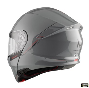 Casca modulabila MT Genesis SV A12 gri lucios Pinlock ready - omologare noua ECE 22.06 - tip viziera: MT-V-25 - Img 6