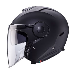 Casca open face (jet) Caberg model Soho SV 17 negru mat - Img 4