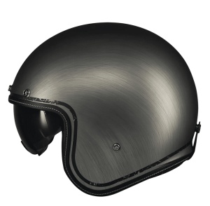 Casca open face motociclete MT Le Mans 2 S SV Scratched Chrome A2 gri mat (ochelari soare integrati) - omologare noua ECE 22.06 - Img 6