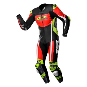 Combinezon piele 1 piesa 4SR RACING NEON AR