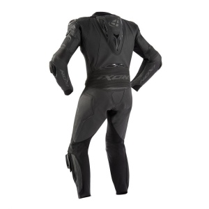 Costum (combinezon) motociclete barbati piele Ixon vara model Vendetta Evo MS culoare: negru - Img 2