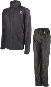 Costum de ploaie din 2 piese OJ System Negru