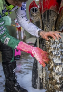 Deep scrubber gloves MUC-OFF 20404 pink S - Img 4