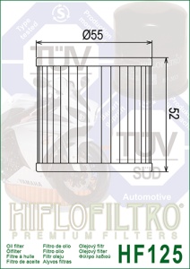 Filtru de ulei HIFLOFILTRO HF125 - Img 2