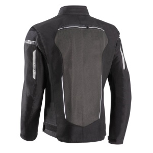 Geaca (jacheta) motociclete barbati Racing/Roadster Ixon All season model T-Rex MS culoare: negru/alb/gri - Img 2