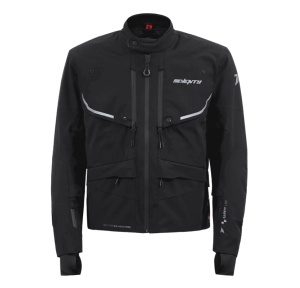 Geaca (jacheta) motociclete barbati Touring/Adventure Seventy All season model SD-JT45 Expedition culoare: negru - concept modular (geaca laminata; waterproof si pe exterior) - Img 2