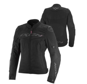 Geaca (jacheta) motociclete femei Racing/Roadster Ixon All season model Meteor 31 LS culoare: negru (concept 3 in 1) - Img 3