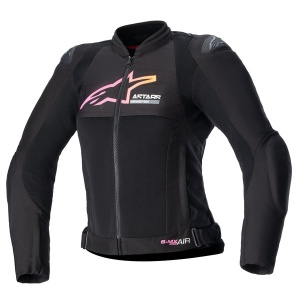 Geaca moto dama vara Alpinestars Stella SMX Air Negru-Roz