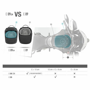 Geanta de rezervor (tank bag) SHAD E09CM X0SE09CM for click system - Img 2