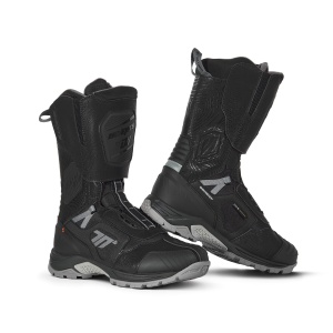 Ghete (cizme) moto Adventure (Touring) Unisex Seventy model SD-BA6 Stelvio culoare: negru/gri