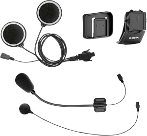 Kit casti si prindere pentru intercom SENA 10C