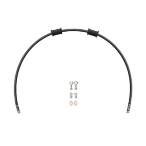 Kit conducta ambreiaj Venhill POWERHOSEPLUS KAW-11010C-BK (1 conducta in kit) Black hoses, chrome fittings
