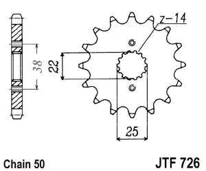 Kit de lant D.I.D Chain - Argintiu chain 420 D, Non-sealed, CHK front sprocket JT, CHK rear sprocket JT pentru APRILIA RX 50 2006-2017 - Img 3