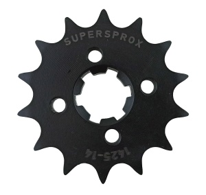 Kit de lant D.I.D Chain - Argintiu chain 428 VX, X-ring (X, NX, QX, XS), CHK front sprocket SUPERSPROX, CHK rear sprocket SUPERSPROX pentru SUZUKI RG 80 Gamma 1986-1987 - Img 2