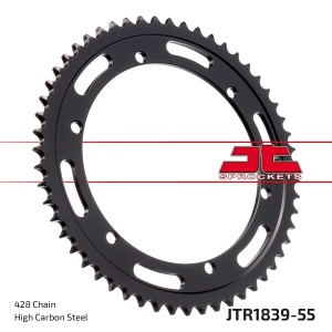 Kit de lant D.I.D Chain - Argintiu chain 428 VX, X-ring (X, NX, QX, XS), CHK front sprocket JT CHK rubber cushioned, CHK rear sprocket JT pentru YAMAHA SR 500 1991 - Img 6