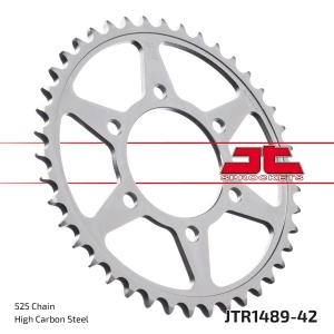 Kit de lant D.I.D Chain - Argintiu chain 525 ZVM-X, X-ring (X, NX, QX, XS), CHK front sprocket JT CHK rubber cushioned, CHK rear sprocket JT pentru KAWASAKI Z 900 RS / RS SE 2018-2022 - Img 6