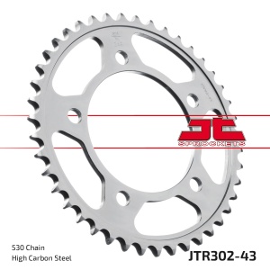 Kit de lant D.I.D Chain - Argintiu chain 530 VX, X-ring (X, NX, QX, XS), CHK front sprocket JT CHK rubber cushioned, CHK rear sprocket JT pentru HONDA CB 1100 SF X-11 2000-2003 - Img 6
