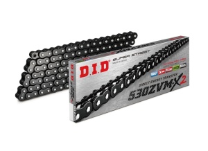 Kit de lant D.I.D Chain - Argintiu chain 530 ZVM-X, X-ring (X, NX, QX, XS), CHK front sprocket JT CHK rubber cushioned, CHK rear sprocket JT pentru YAMAHA FZ1 1000 / Fazer 2006-2014