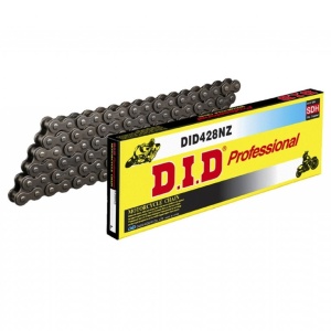 Kit de lant D.I.D Chain - Argintiu lant 428 NZ, Non-sealed, pinion fata SUPERSPROX, foaie spate SUPERSPROX pentru YAMAHA YZ 85 2019-2025