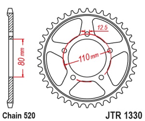 Kit de lant D.I.D Chain - Argintiu lant 520 VX, X-Ring, pinion fata JT cauciucat, foaie spate JT pentru HONDA XL 750 Transalp 2023-2024 - Img 5