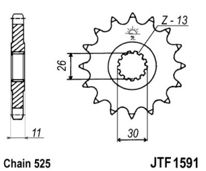 Kit de lant D.I.D Chain - Auriu chain 525 ZVM-X, X-ring (X, NX, QX, XS), CHK front sprocket JT CHK rubber cushioned, CHK rear sprocket SUPERSPROX pentru YAMAHA MT-09 850 / 890 2014-2020 - Img 3