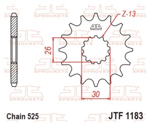 Kit de lant D.I.D Chain - Auriu chain 525 ZVM-X, X-ring (X, NX, QX, XS), CHK front sprocket JT, CHK rear sprocket JT pentru TRIUMPH Thruxton 865 2007-2015 - Img 3